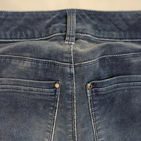 WHBM Everyday Soft High-Rise Skinny Corduroy Pants, Color Blue Size 00S - Picture 8 of 16